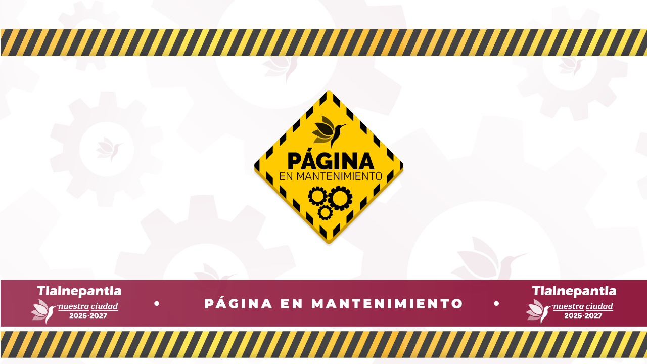 Página en Mantenimiento